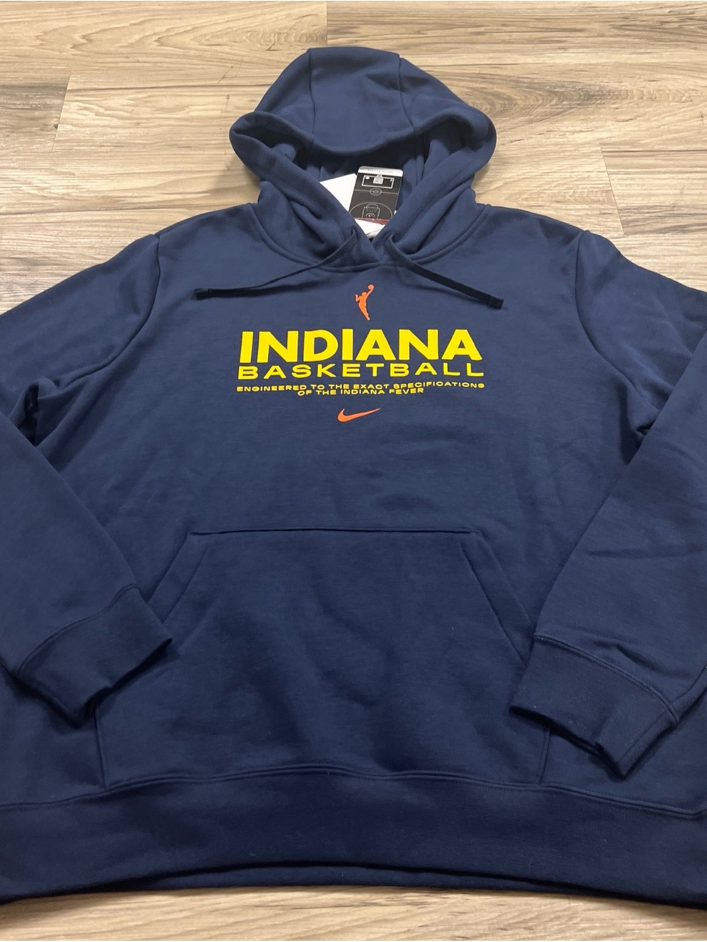Nike Indiana Fever WNBA Pull-over Hoodie Sweatshirt Navy Women's Sizes $70